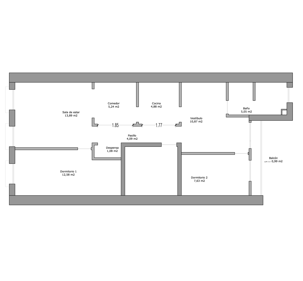 R026: Reforma parcial de vivienda (Tolosa)