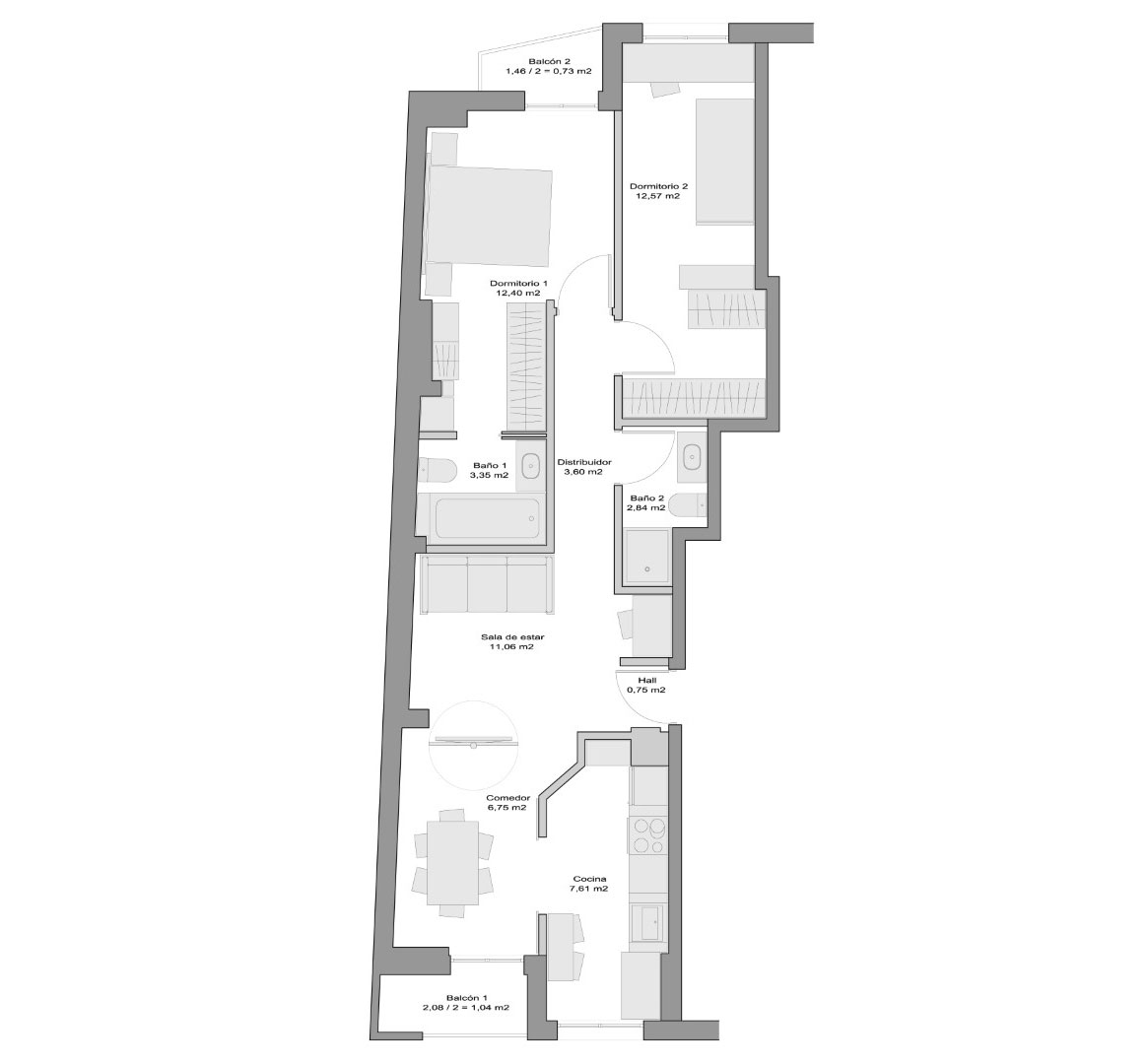 R051: Reforma integral de vivienda (Andoain)