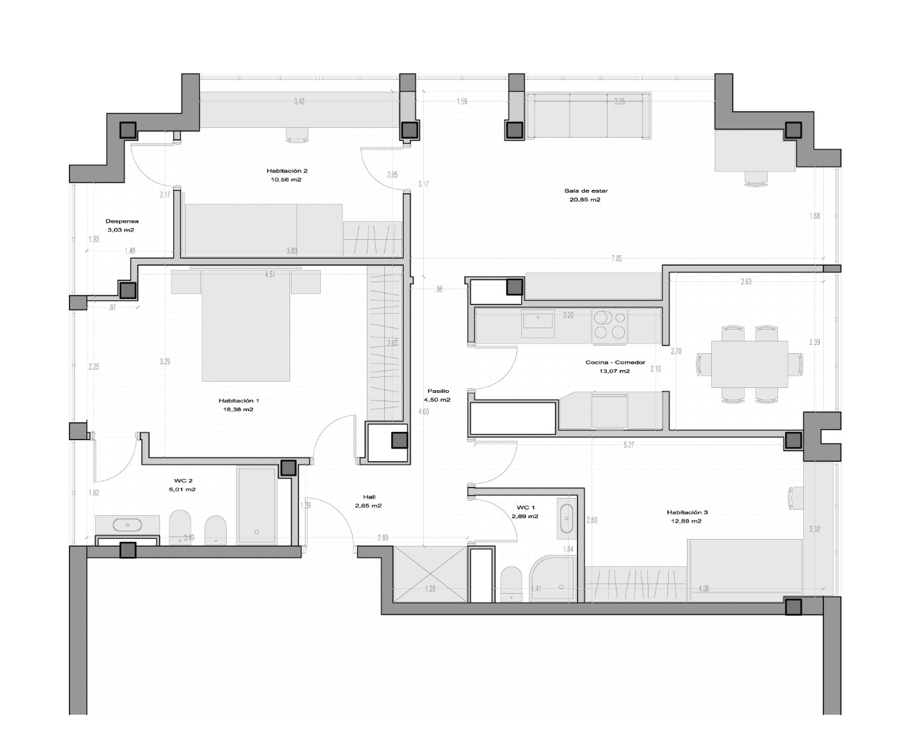 R028: Reforma integral de vivienda (Tolosa)