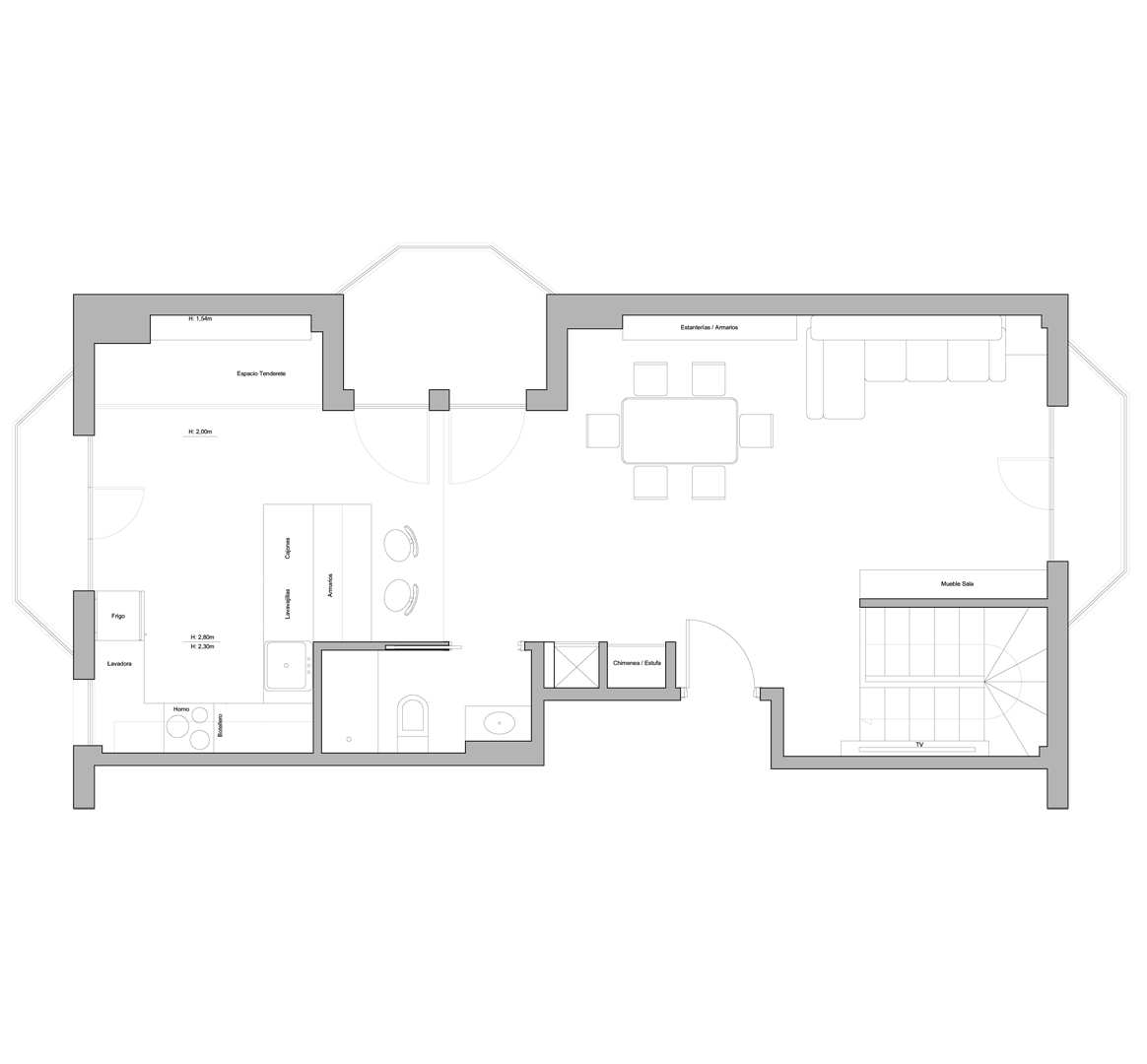 R019: Reforma parcial de vivienda (Tolosa)